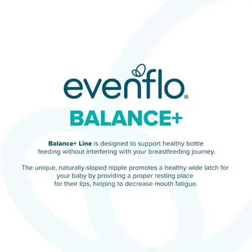 Vista 3 de Evenflo Balance+ Biberones de cuello ancho, colección Magic Friends, 9 onzas, paquete de 12