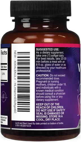 Vista 8 de Vitamina E - 180 mg por porción - Potente suplemento de apoyo para el cabello y la piel - Dl-Alpha VitaminE Apoyo a la salud inmune