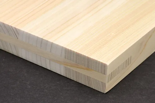 Vista 5 de Yoshihiro Hinoki Cypress - Tabla de cortar con núcleo antitorsión, madera Hinoki japonesa, apta para cuchillos, grado profesional, (grande)