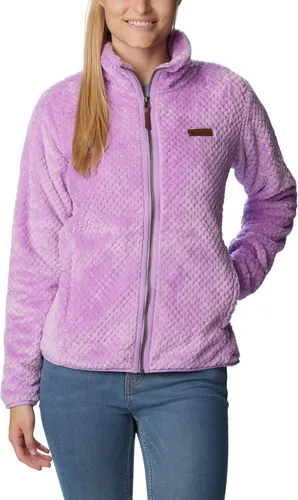 Vista 52 de Columbia - Chaqueta de sherpa Fire Side II con cremallera completa para mujer Alpenglow