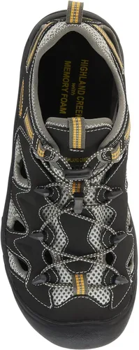 Vista 5 de Highland Creek Riptide 2 - Sandalias para hombre con puntera cerrada para senderismo y deportes acuáticos