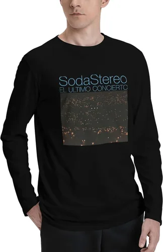 Vista 2 de Soda Stereo El Ultimo Concierto B Long Sleeve Man's Fall Casual Crew Neck Pullover