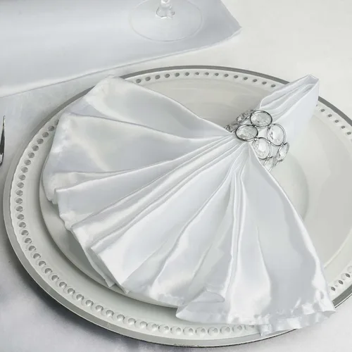 Vista 16 de Efavormart - Servilletas de lino de satén de terracota de 20 x 20 pulgadas para decoración de bodas, cumpleaños, restaurantes, fiestas, 25