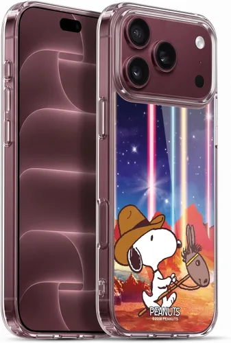 Vista 53 de Head Case Designs Funda de gel con licencia oficial de Peanuts Nebula Cactus Needles Snoopy Space Cowboy [protección de grado militar] compatible