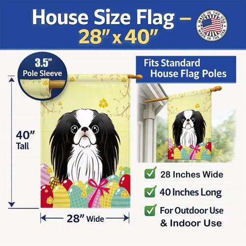Vista 20 de Caroline's Treasures BB1923GF Bandera decorativa para jardín con diseño de Border Collie, para caza de huevos de Pascua, para jardín, jardín, patio
