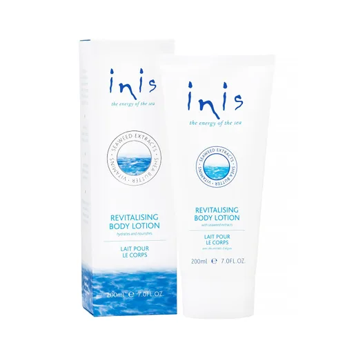 Vista 6 de Inis the Energy of the Sea Loción corporal revitalizante, loción de tamaño de viaje para mujeres y hombres, hidratante corporal con manteca