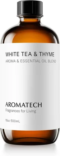 Vista 11 de AromaTech Aceite de aroma de té blanco y tomillo para difusores de aceite de aroma, 0.3 onzas líquidas