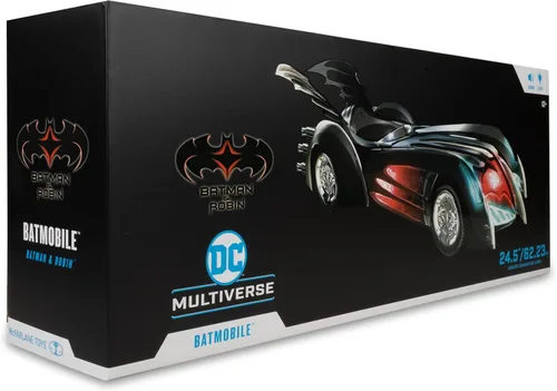 Vista 9 de McFarlane Toys - DC Multiverse Batmobile (Batman & Robin) Vehículo de 24.5 pulgadas de largo con luces y sonido