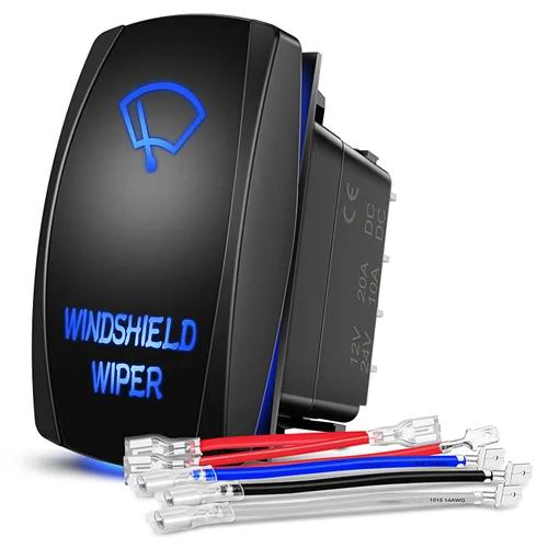 Vista 13 de Nilight Interruptor basculante de barra de luz de techo, interruptor de barra de luz LED, interruptor de barra de luz LED de 5 pines, interruptor