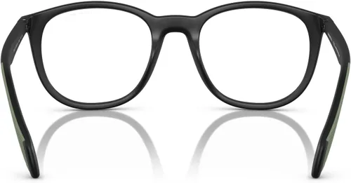 Vista 5 de Emporio Armani Men's EA4211 Prescription Eyewear Frames with Two Interchangeable Sun Clip-Ons Round