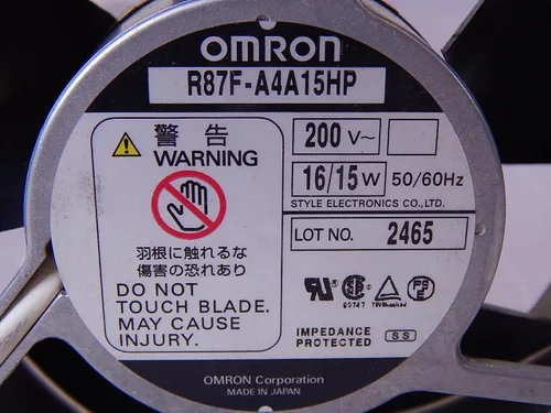 Vista 7 de OMRON Electronic Components R87F-A4A15HP Ventilador, AXIAL, 120MM X 120MM X 38MM, 200VAC, 100mA
