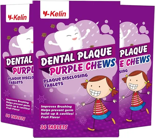 Vista 8 de Tabletas reveladoras de placa dental para niños y adultos – Mostrar placa cambiando de color – Ayuda a enseñar hábitos de cepillado para dientes