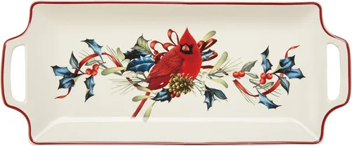 Vista 12 de Lenox 899170 Winter Greetings - Juego de bandeja y esparcidor de 3 piezas