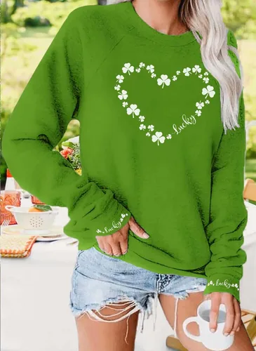 Vista 2 de Fancysters Sudadera holgada y casual para mujer, manga larga, con estampado vintage