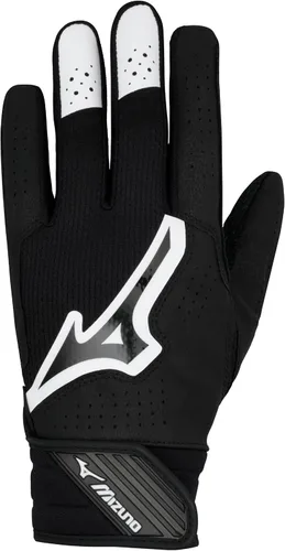 Vista 7 de Mizuno Finch Softball - Guantes de bateo acolchados Par Adulto y joven Palma antideslizante Palma acolchada Parte trasera de malla