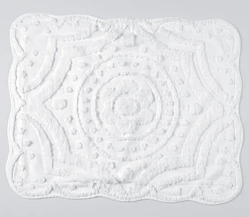Vista 2 de Montgomery Ward - Funda de almohada de algodón de chenilla enrollada, color cinabrio, estándar