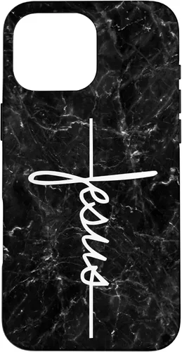 Vista 19 de iPhone 12 Pro Max - Carcasa para teléfono cristiano, diseño de Jesús