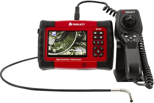 Vista 8 de Triplett Videoscopio BR350 de alta definición hacia adelante y vista lateral
