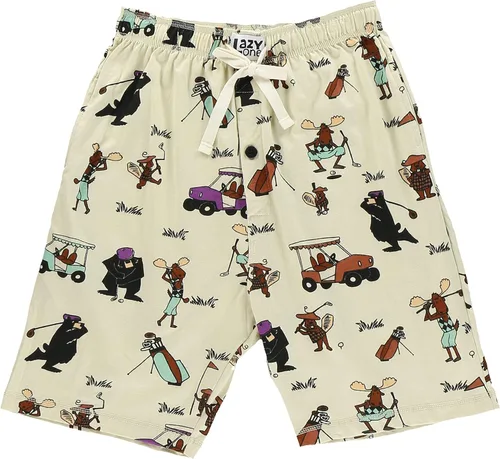 Vista 158 de Lazy One - Pantalones cortos de pijama para hombre, ropa de dormir