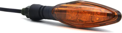 Vista 2 de Luz de señal de giro LED universal para Kawasaki para Honda para Yamaha para Suzuki - Lente ámbar