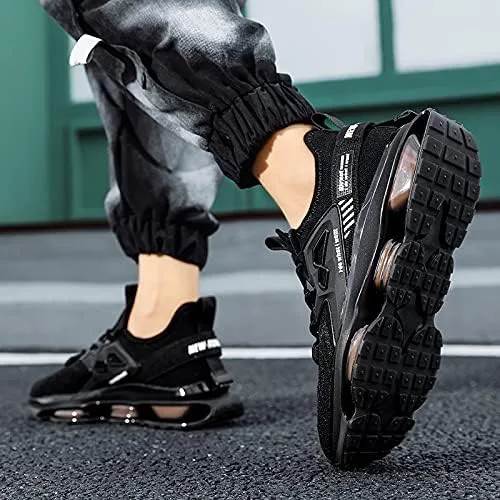 Vista 6 de LZDZN Tenis de correr para hombre tenis de aire atlético para hombre caminatas tenis correr zapatos deportivos para hombre estilo informal de moda