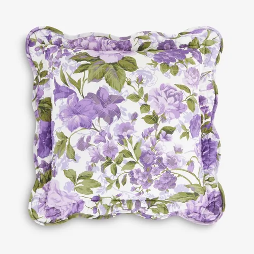Vista 60 de BrylaneHome Almohada cuadrada Florence - Flor antigua
