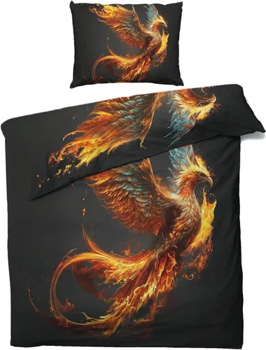 Vista 28 de Funda de edredón de águila calva tamaño individual Juego de ropa de cama de pájaros animales 2 piezas Funda de edredón