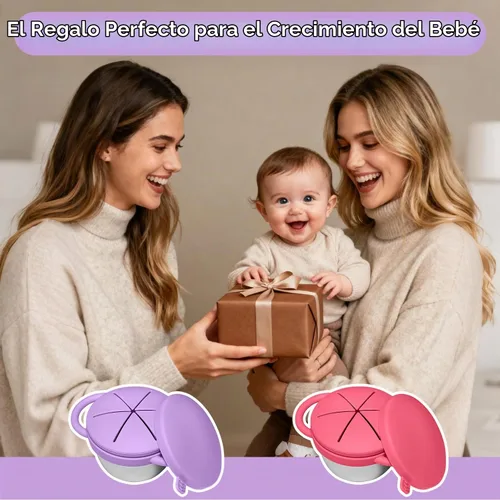 Vista 8 de 2 Pack de contenedores de aperitivos para bebé de acero inoxidable para niños con tapas y asas de silicona a prueba de derrames de grado alimenticio