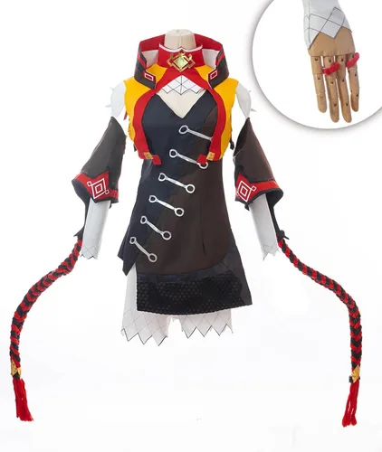 Vista 4 de NSPSTT Genshin Impact Cosplay - Disfraz de todos los personajes, juego completo, disfraz de Halloween para mujeres y hombres