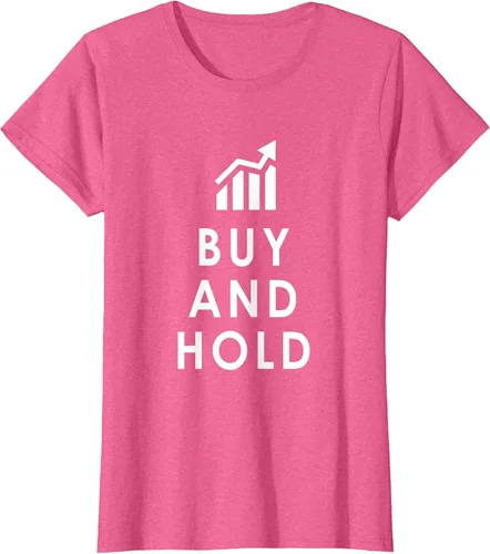Vista 22 de Stocks Investing Buy and Hold Investor T-Shirt Asphalt Grey