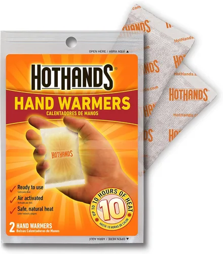Vista 4 de Calentadores de manos y cuerpo (paquete de 3) Calentador de manos HotHands y supercalentadores HotHands para cuerpo y manos