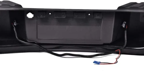 Vista 5 de PIT66 Conjunto de Cobertura de Parachoques Trasero de Acero, Compatible con Ford F150 2009-2014 9L3Z17906A-PFM, 9L3Z17906A, 9L3Z17B807A