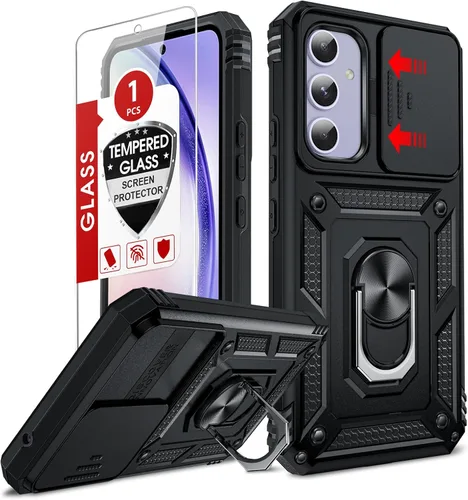 Vista 244 de LeYi Funda para Moto G Stylus 2022 4G (no compatible con 5G), funda para Moto G Stylus con 2 protectores de pantalla, funda protectora de grado Oro