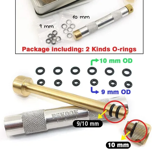 Vista 8 de PSKOOK Metal Fire Piston Educativo Campers/Supervivencia/Preppers Lección Científica
