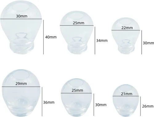 Vista 4 de 6 moldes de resina en forma de huevo y gota de agua de alta transparencia, moldes de resina epoxi de gota de agua para huevos, moldes de esferoides