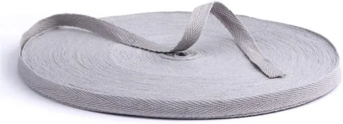 Vista 17 de Cinta de sarga de algodón de 54 yardas de 3/8 pulgadas de ancho (0.394 in) de ancho, cinta de sarga en espiga para manualidades, costura, ropa