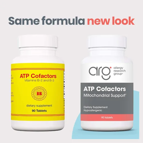Vista 2 de Optimox ARG ATP Cofactors - 100 mg de riboflavina y 500 mg de niacina - Soporte mitocondrial - énfasis de magnesio - 90 porciones - 90