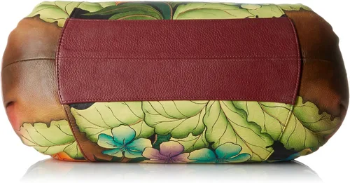 Vista 4 de Anna by Anuschka - Bolso de hombro para mujer, piel genuina y fruncida, diseño original