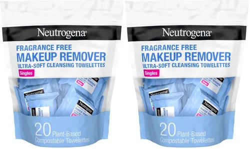Vista 10 de Neutrogena Toallita de limpieza facial individual, toallitas faciales diarias para eliminar la suciedad, aceite, maquillaje y máscara impermeable