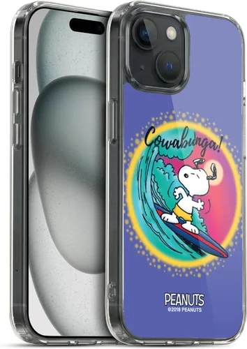 Vista 69 de Head Case Designs Funda de gel con licencia oficial de Peanuts Beach Surf Snoopy Boardwalk Airbrush [protección de grado militar] compatible