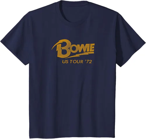 Vista 18 de David Bowie - Camiseta US Tour '72, Negro