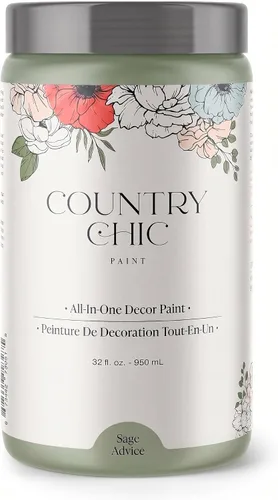 Vista 73 de Country Chic - Pintura a la tiza todo en uno para muebles y armarios, ecológica, acabado mate, con primer y sellador, para madera y metal, Alchemist
