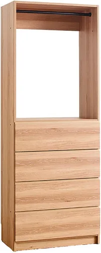 Vista 27 de Maykoosh Organizador de sistema de armario - Armario personalizable con vestidor de almacenamiento negro/modelo D 1 armario