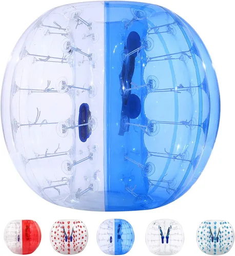 Vista 11 de Balones burbuja de fútbol inflables para adolescentes/adultos, bola de Zorb para el cuerpo de 1,2 m/1,5 m de diámetro, 1 paquete