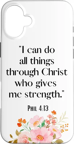 Vista 23 de I Can Do All Things Through Christ Jesus Philippians 4:13 Case for iPhone 17