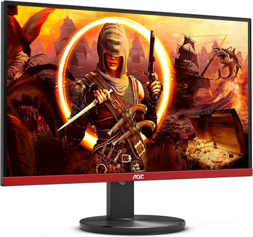 Vista 2 de AOC G2490VX - Monitor para juegos sin marco de 24 pulgadas, FHD 1920 x 1080, 1 ms 144 Hz, FreeSync Premium, 126% sRGB / 93% DCI-P3, 3 años