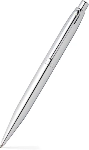 Vista 24 de Sheaffer VFM - Pluma estilográfica con acabado mate negro, detalles cromados, con punta mediana