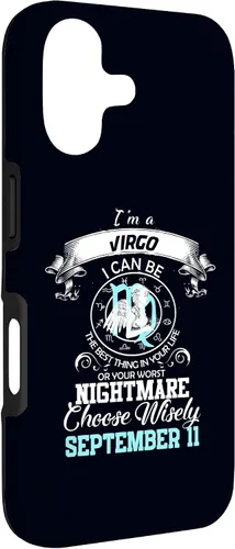 Vista 3 de Virgo Zodiac Sign Astrology Horoscope September 11 Birthday Case for iPhone 17