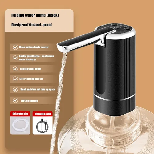 Vista 2 de Dispensador automático de agua – Dispensador de agua para botella de 5 galones Dispensador de agua portátil Bomba eléctrica portátil de agua