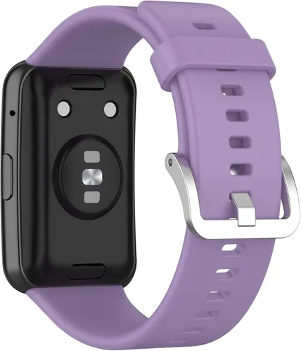 Vista 20 de E ECSEM Correas compatibles con HUAWEI Watch FIT - Correa de repuesto suave, flexible e impermeable, accesorio clásico, para Huawei Watch FIT Negro